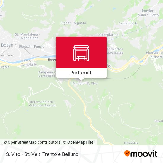 Mappa S. Vito - St. Veit