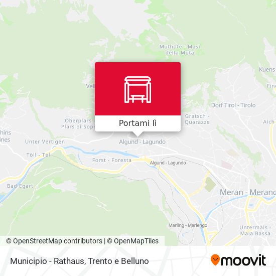 Mappa Municipio - Rathaus