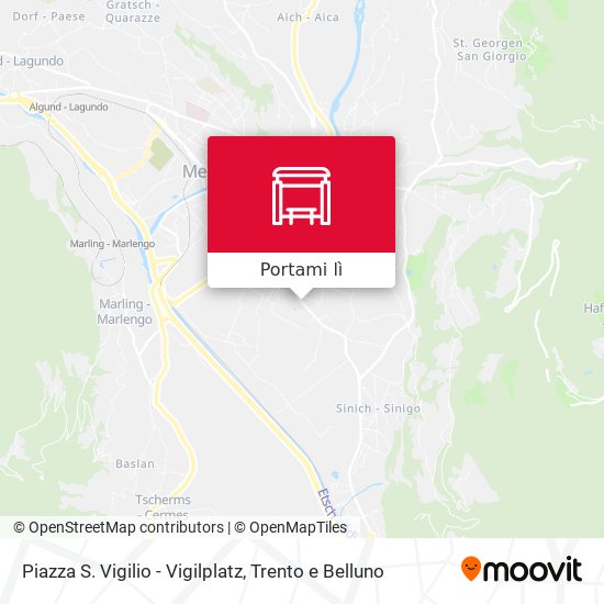 Mappa Piazza S. Vigilio - Vigilplatz