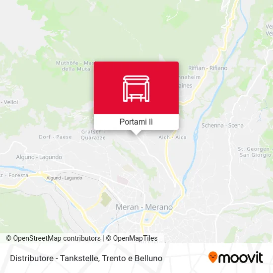 Mappa Distributore - Tankstelle