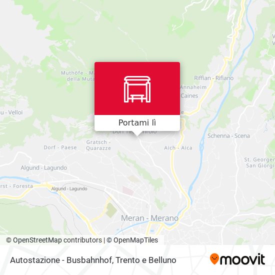 Mappa Autostazione - Busbahnhof