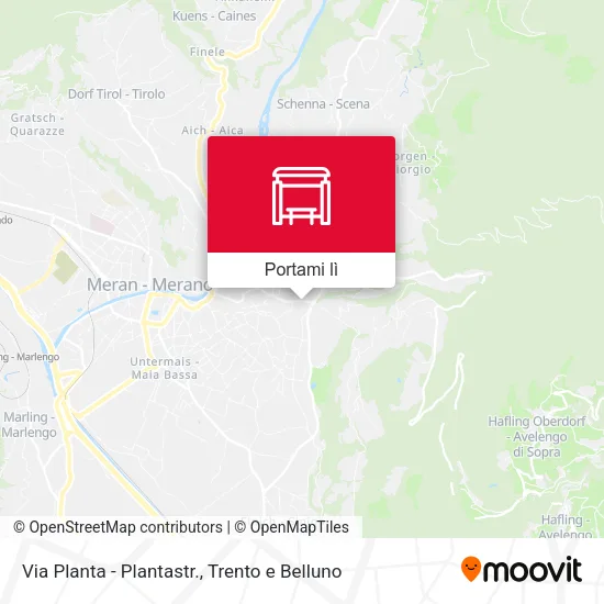 Mappa Via Planta - Plantastr.