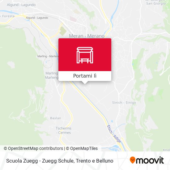 Mappa Scuola Zuegg - Zuegg Schule