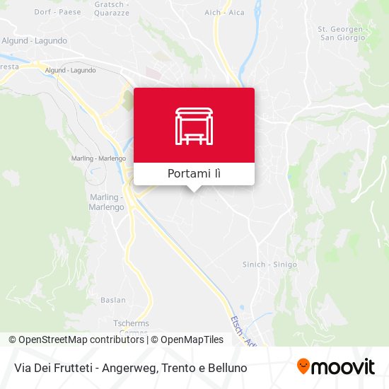 Mappa Via Dei Frutteti - Angerweg