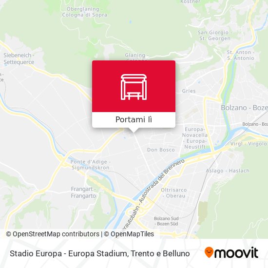 Mappa Stadio Europa - Europa Stadium