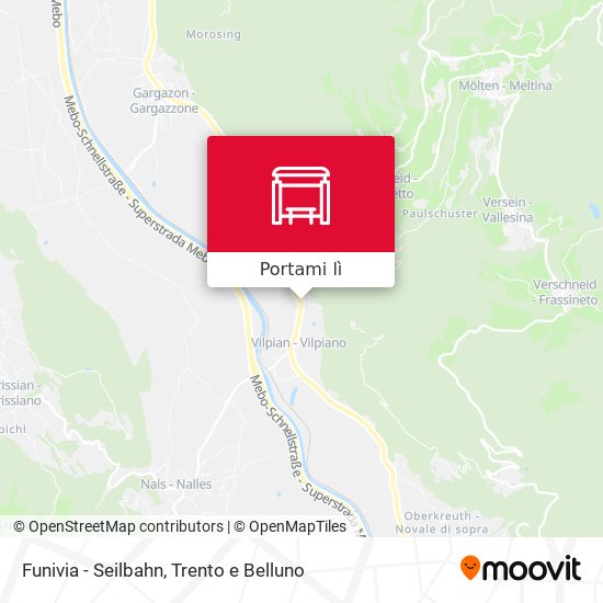 Mappa Funivia - Seilbahn