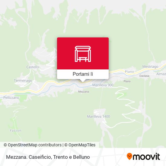 Mappa Mezzana. Caseificio