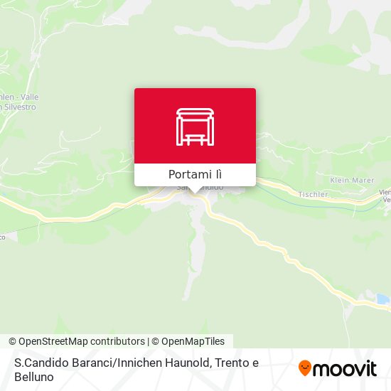 Mappa S.Candido Baranci / Innichen Haunold