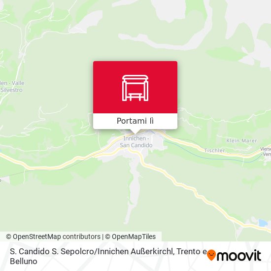 Mappa S. Candido S. Sepolcro / Innichen Außerkirchl