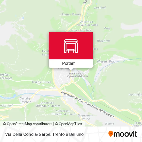 Mappa Via Della Concia/Garbe