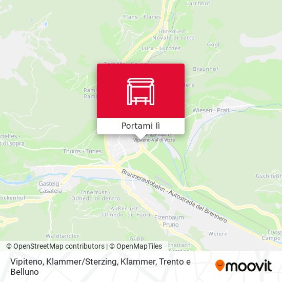 Mappa Vipiteno, Klammer / Sterzing, Klammer