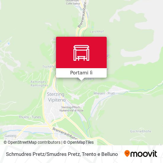 Mappa Schmudres Pretz/Smudres Pretz