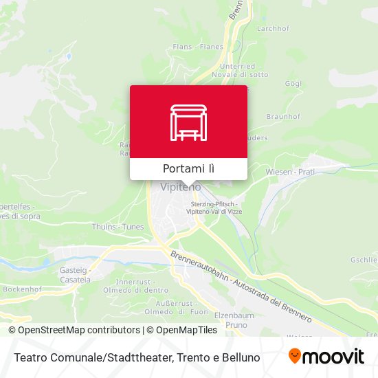 Mappa Teatro Comunale/Stadttheater