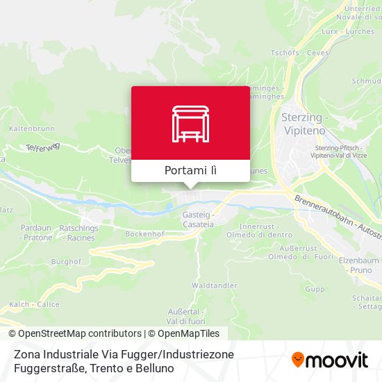 Mappa Zona Industriale Via Fugger / Industriezone Fuggerstraße