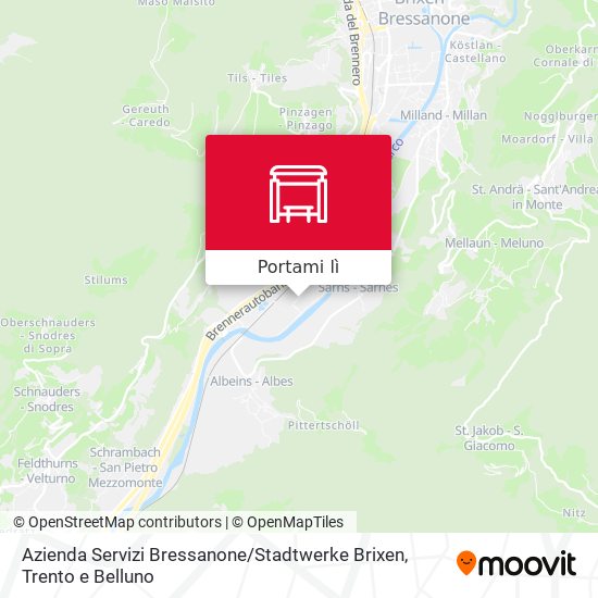 Mappa Azienda Servizi Bressanone / Stadtwerke Brixen