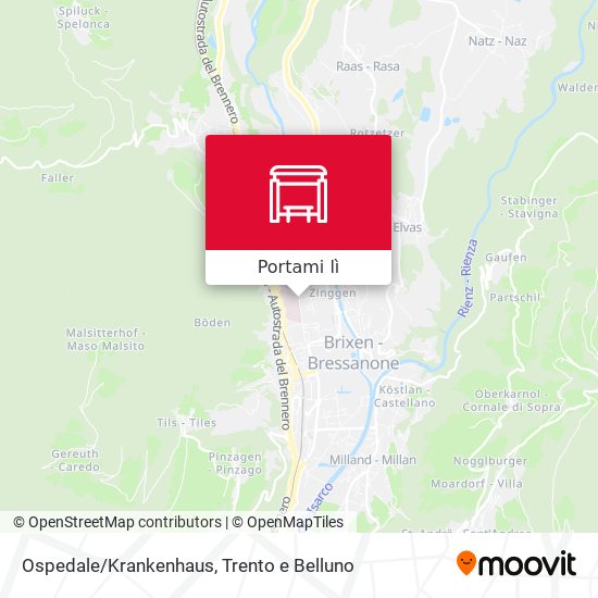 Mappa Ospedale/Krankenhaus