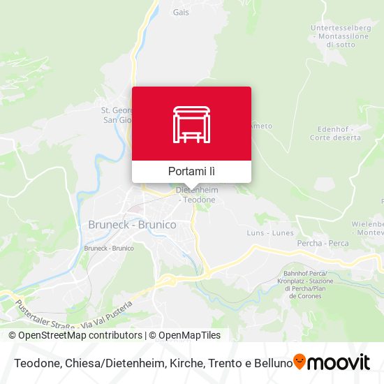Mappa Teodone, Chiesa / Dietenheim, Kirche