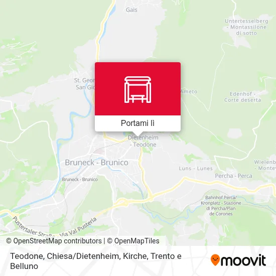 Mappa Teodone, Chiesa / Dietenheim, Kirche