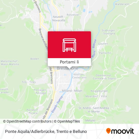 Mappa Ponte Aquila/Adlerbrücke