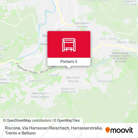 Mappa Riscone, Via Harrasser / Reischach, Harrasserstraße