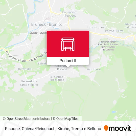 Mappa Riscone, Chiesa / Reischach, Kirche