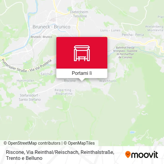 Mappa Riscone, Via Reinthal / Reischach, Reinthalstraße