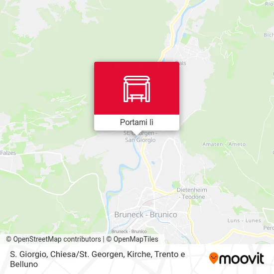 Mappa S. Giorgio, Chiesa / St. Georgen, Kirche