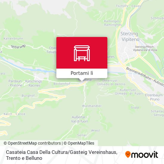 Mappa Casateia Casa Della Cultura / Gasteig Vereinshaus