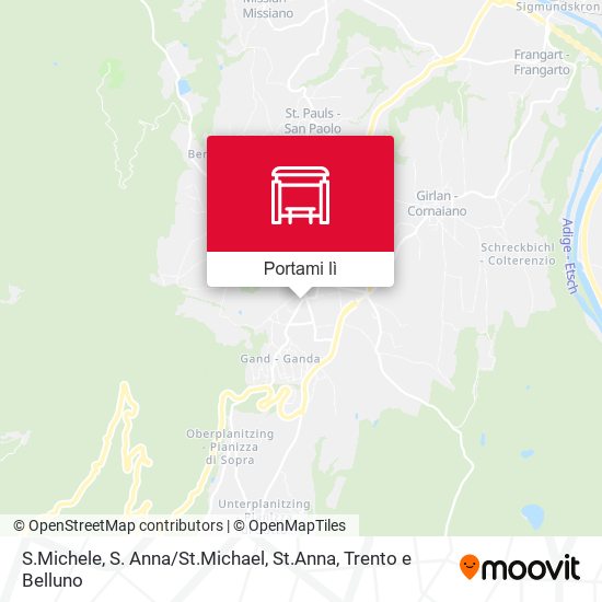 Mappa S.Michele, S. Anna / St.Michael, St.Anna