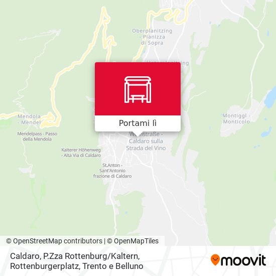 Mappa Caldaro, P.Zza Rottenburg / Kaltern, Rottenburgerplatz