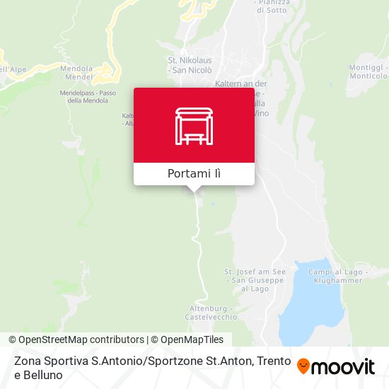 Mappa Zona Sportiva S.Antonio / Sportzone St.Anton