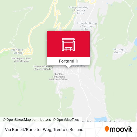 Mappa Via Barleit/Barleiter Weg
