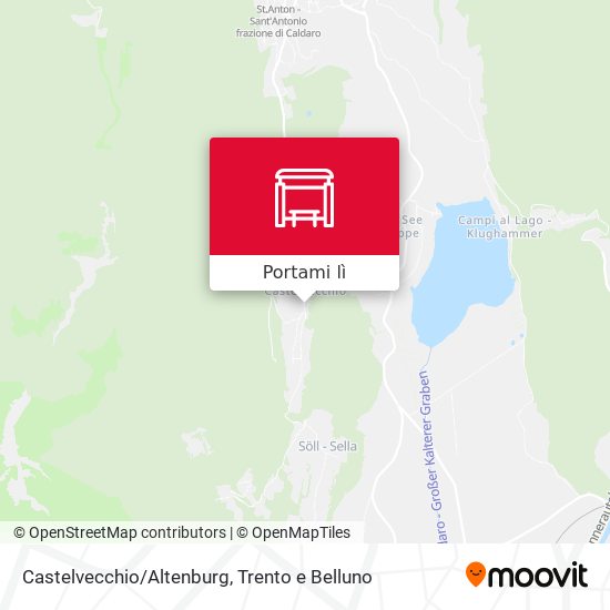 Mappa Castelvecchio/Altenburg