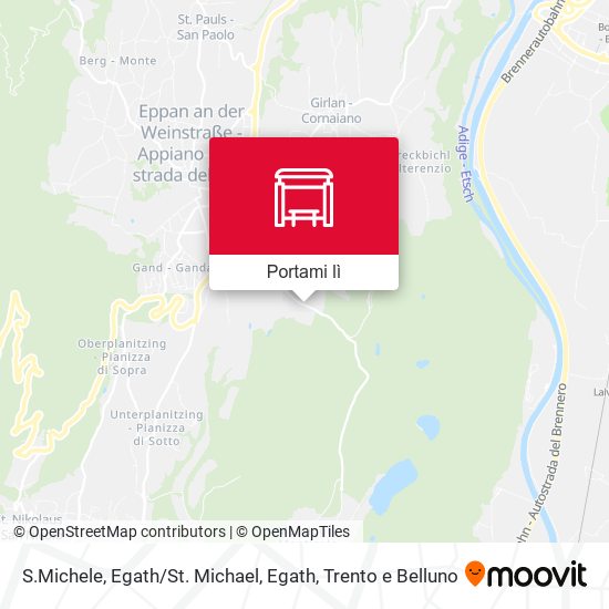 Mappa S.Michele, Egath / St. Michael, Egath