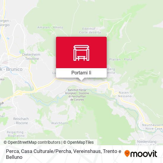 Mappa Perca, Casa Culturale / Percha, Vereinshaus