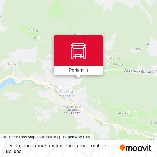 Mappa Tesido, Panorama / Taisten, Panorama