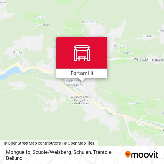Mappa Monguelfo, Scuole / Welsberg, Schulen