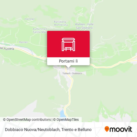 Mappa Dobbiaco Nuova/Neutoblach