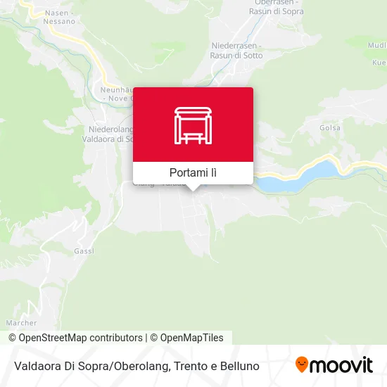 Mappa Valdaora Di Sopra/Oberolang