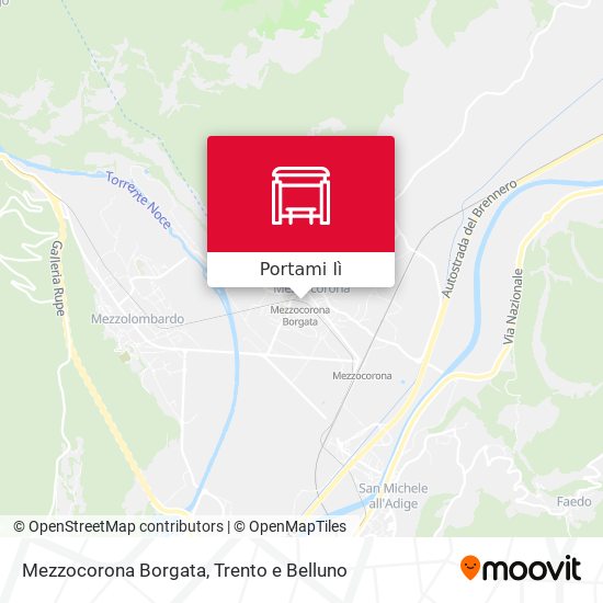 Mappa Mezzocorona Borgata