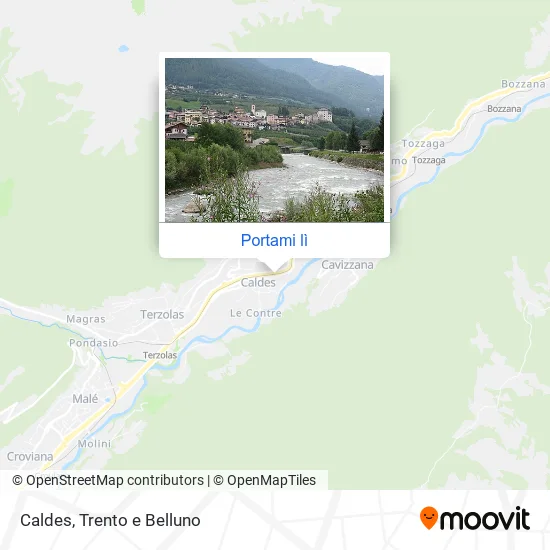 Mappa Caldes