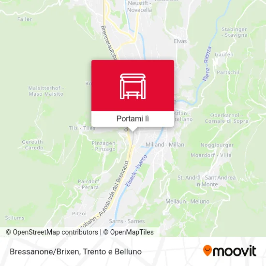 Mappa Bressanone/Brixen