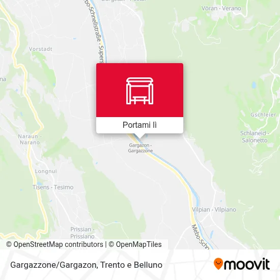 Mappa Gargazzone/Gargazon