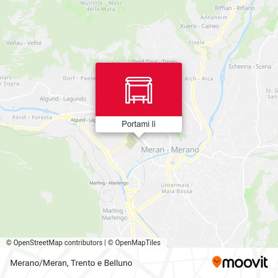 Mappa Merano/Meran