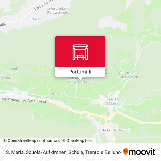 Mappa S. Maria, Scuola / Aufkirchen, Schule