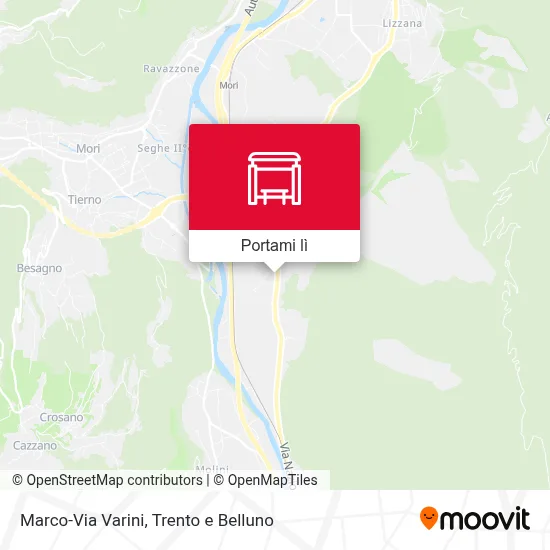 Mappa Marco-Via Varini