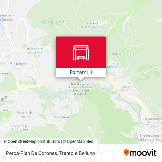 Mappa Perca-Plan De Corones