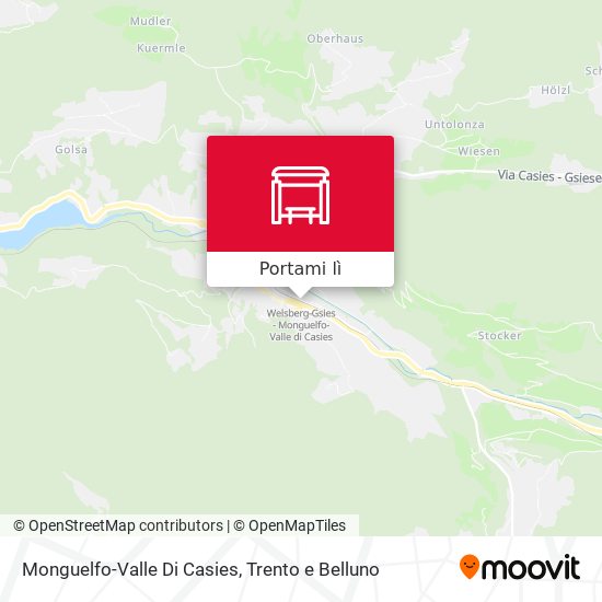 Mappa Monguelfo-Valle Di Casies