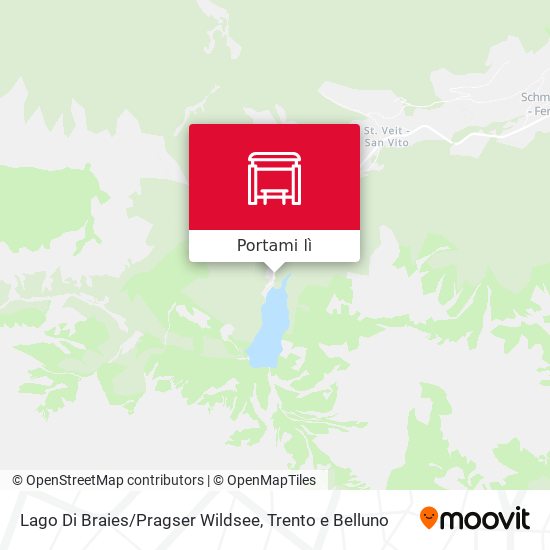 Mappa Lago Di Braies/Pragser Wildsee