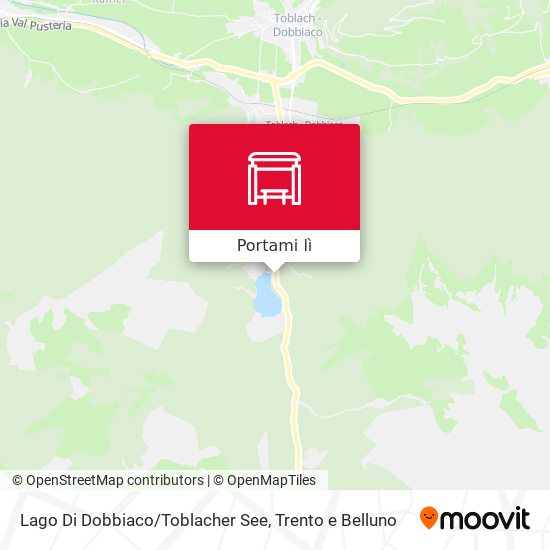 Mappa Lago Di Dobbiaco/Toblacher See